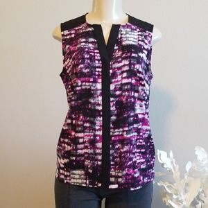 Calvin Klein Blouse Women's Sleeveless Shirt NWT